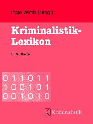 cover image of Kriminalistik-Lexikon, eBook
